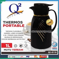TERMOS Q2 Thermos Water Milk Tea Bucket Water 1 Liter / Multipurpose Vacuum Drink Thermos / Drink Ja