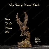 Winged Eagle - Red Do Eagle - Feng Shui Bronze Statue