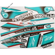 High quality℗▣Yamaha Lagenda 115 New / SRL115Z SRL115 Fi Petronas Edition 2020 body stripe sticker