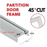 Partition Frame Pintu (1set) /Door Jamb Aluminium/ Partition Besi/ Plywood Door Frame size for STAND