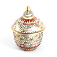 Gold Shelf With Lotus Pattern