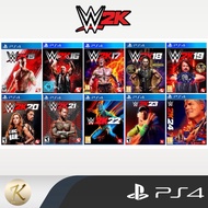 Including Discs (Wrestling Game) W2K15-24 PS4 W2K25 W2K24 W2K23 W2K22 W2K21 W2K20 W2K19 W2K18 W2K17 