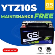 YTZ10S YTZ10S-BS BATTERY GS YUASA GEL KTM DUKE 690 TMAX R1 R6 MT MT07 MT09 CB500 CBR 650F VULCAN S T