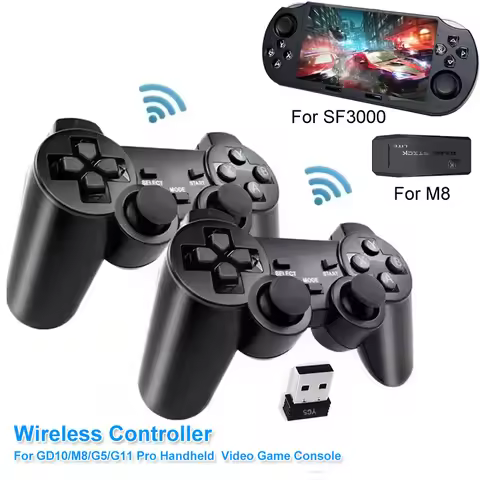 ForSF3000Game Console 2 PCS 2.4G Wireless Gamepad No Delay Controller Joystick For PC Android TV Con