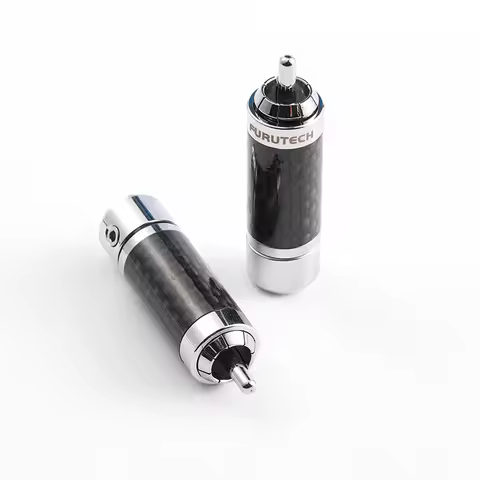FURUTECH Carbon Fiber RCA Plug Demagnetization Handle HIFI Audio Cable Connector