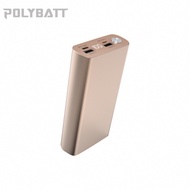 POLYBATT SP206-30000 鋁合金超大容量行動電源 BSMI認證 金色