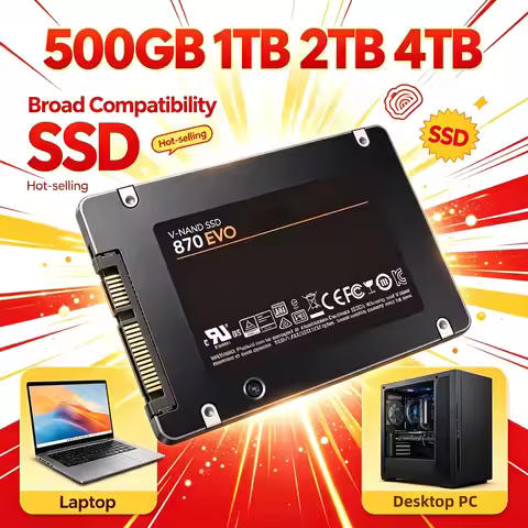 Original 500GB SATA3 25 Inch Internal SSD High Speed Solid State Disk 870-EVO for Desktop Microcompu