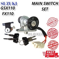 SUZUKI GSX FX GSX110 FX110 MAIN SWITCH SET KUNCI SEAT LOCK MOTOR -HOT ITEM-