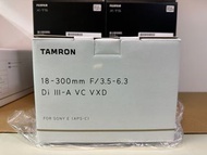 全新Tamron 18-300mm F3.5-6.3 Di III-A VC VXD for Fuji / Sony  -Mount (水貨)