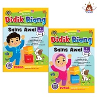 (2 Books) 6 Years Old Science Early Education Riang Activity Book Preschool Activity Book Worksheet