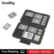 SMALLRIG SD Card Holder Memory Card Holder Case 15 Slots, Water-Resistant for SD Card, Micro SD Card
