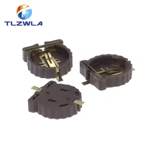 10PCS SMD SMT CR1220 CR1225 BS-1220-2 3V BUTTON CELL BATTERY SOCKET HOLDER CASE BOX