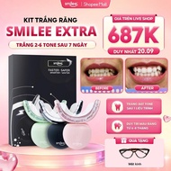 Smilee Extra teeth whitening, teeth whitening set from 2-6 tones at home, upgraded version, SVIP