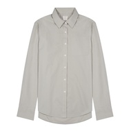 Giordano Womens long-sleeve Acute collar shirt Poplin (05343004001)  เสื้อเชิ้ตผู้หญิง