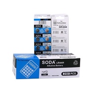 SODA  AG13 / LR44 / A76 / PX76A / RW82 / V13GA / L1154 / GPA76  / G13A  Alkaline Button Cell 1.5V Ba
