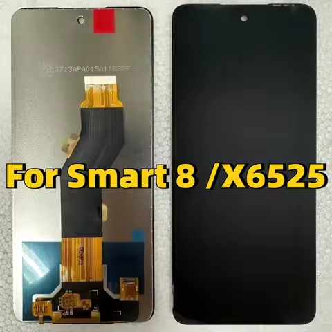 IPS LCD For Infinix Smart 8 LCD Display Assembly Digitizer Touch Screen For Infinix Smart8 X6525 LCD