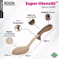 bolde super utensile beige spatula bolde sutil sodet - spoon ladle