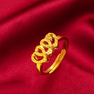 รูปแบบล่าสุด สไตล์คลาสสิก แหวนทองครึ่งสลึง ปอกมีด เกลี้ยงปอกมีด น้ำหนักครึงสลึง ทองคำแท้96.5% ขายได้ จำนำได้ มีใบรับประกัน  ชุบเศษทองแท้ ทองไมครอน Adjustable size ringแหวนคู่ร้กแฟน สแตนเลสแหวนคู่รัก แหวนทองคำเเท้ ของขวัญหมั้น