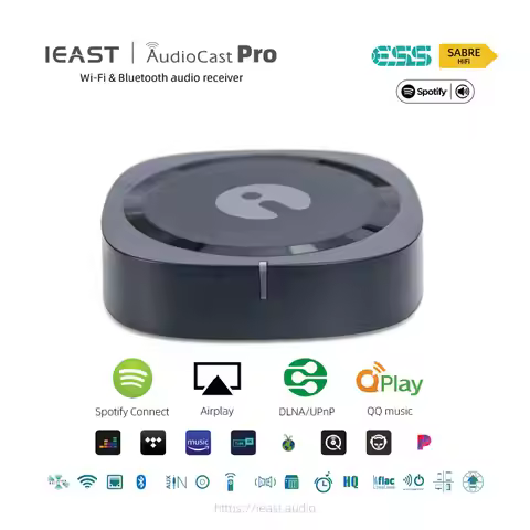 IEAST AudioCast Pro M20 Wireless WiFi audio receiver multi room airplay Bluetooth 5.0 music box hifi
