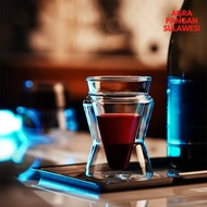 GLASS CUP DOUBLE WALL MHW-3BOMBER DW SERIES 130ml 160ml 130 160 ml High Borosilicate Glass Heat Resi