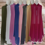 Long Outer Cardigan Ceruty Jumbo Tanpa Lengan