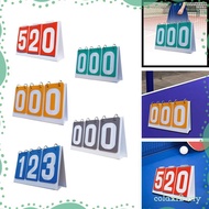 [ColaxiefMY] Scoreboard 3 Digits Score Keeper Flip Scoreboard for Football, Volleyball, Basketball