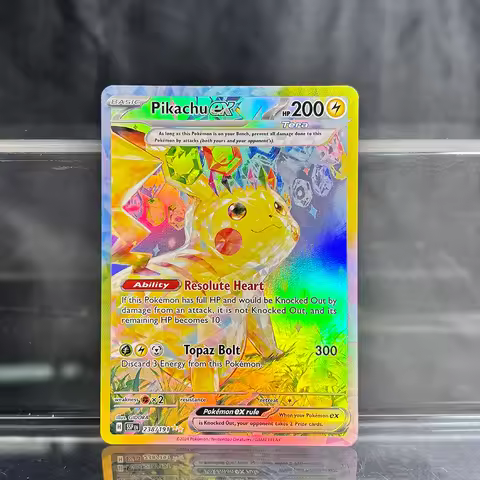 PTCG Proxy Cards Surging Sparks Holographic Game Trading Collection Cards Pikachu Latias Hydreigon E