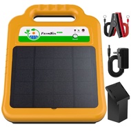 10 Mile/16KM Solar Electric Fence Charger 0.2 J 8KV Electric Fence Energizer for Livestock Farm Poul