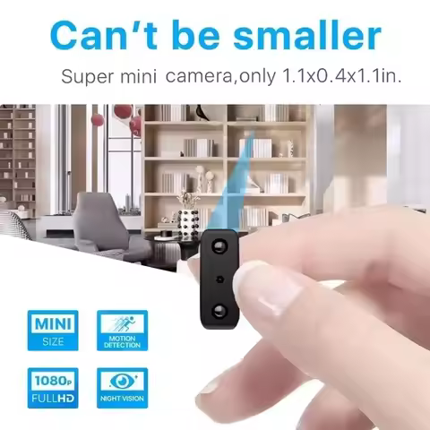 Mini HD 1080P WIFI Camera Built-in Battery IR Night Vision Body Cam IP Remote Monitoring Video Voice