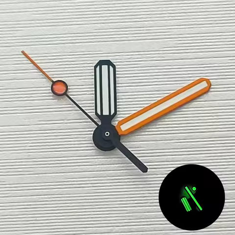 NH35 Hands Fits 7S26 NH35 NH36 4R35 4R36 Watch Automatic Mechanical Movement C3 Green Luminous Hands
