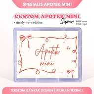 Custom Pharmacy Mini Super Box P3K Sticker Gift - Simply Wave