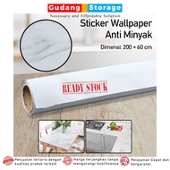 DICOR Oil-Resistant Kitchen Table Wallpaper Sticker 100 x 60 cm 200 x 60 cm/ - Black White/