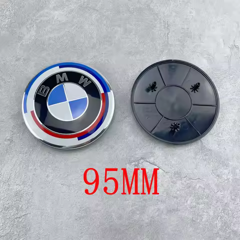 auto parts BMW 95mm Hood Emblem Front Badge for G11 G12 7 Series G07 X7 G70 3 Pins