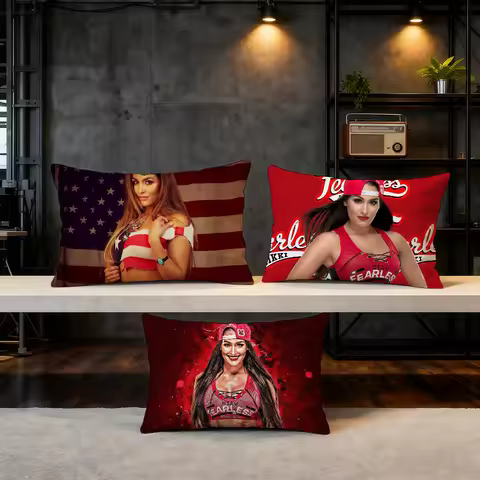 Wrestler N-Nikki Bella cushion cover Hit Product Home Sofa living Room Double-sided Soft Decorative 