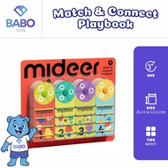 Mideer MD1571 Match & Connect Playbook Mainan Edukasi Anak