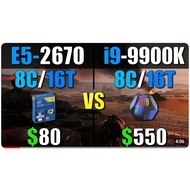 Intel® Xeon® Processor E5-2670 vs i9 9900k why pay more？