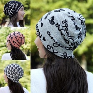 Unisex Autumn And Winter Fashion Printed Turban Cap Women Scarf Breathable Hats Hip-Hop Men S4E9