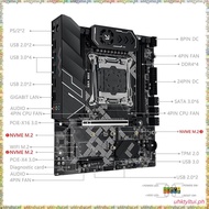 [L U T I] X99 V9S Motherboard Support TPM2.0 LGA 2011-3 Xeon E5 CPU DDR4 RAM C612 with 3xNVME M.2 Sl