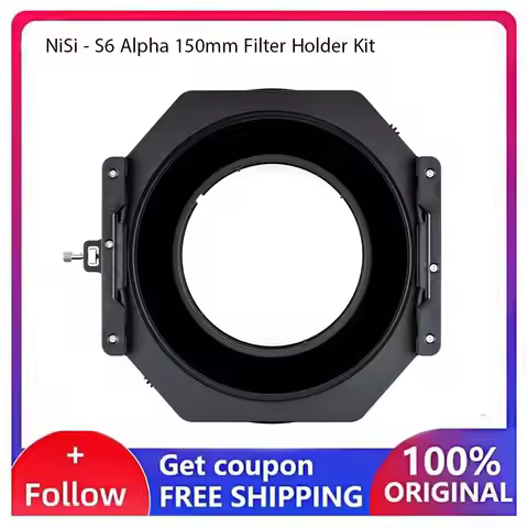 NiSi - S6 Alpha 150mm Filter Holder Kit for Fujifilm XF 8-16mm f/2.8 - Holds 2X Size 150x150mm & 150