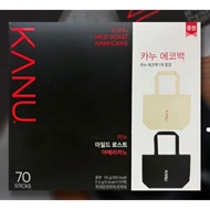 (POPMART) Maxim KANU Mild Roast Americano instant coffee with free eco bag 70 sticks