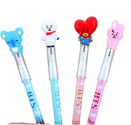 Paaroots Pack of 4 Cute Flower Theme Pencils for Office School and College Girls, Boys, Adults Kids 