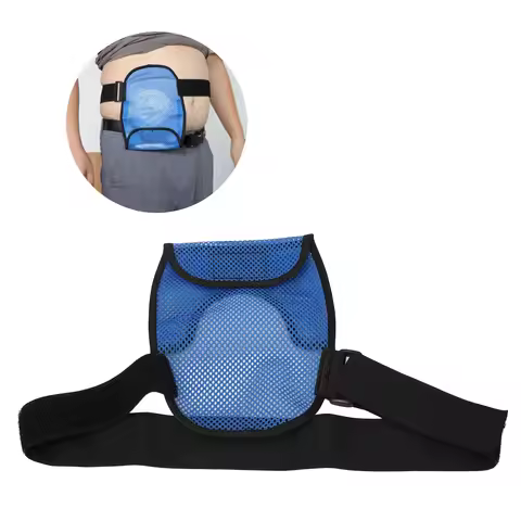 Ostomy Bag Cover Adjustable Waterproof Breathable Stretchy Colostomy Pouch Bag Protector Colostomia 