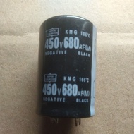 CAPACITOR ELKO 680UF 450V ELCO 680 UF 450 VOLT 105C NIPPON CHEMICON