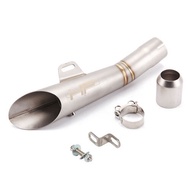 51mm Universal Escape Motorcycle Exhaust Pipe For Yamaha R6 MT03 Ninja300 CBR300 S1000RR Z800 GP exh