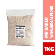 Wholemeal Flour 1Kg / Tepung Roti Wholemeal / 全麦面粉 / Halal / Mr Baker