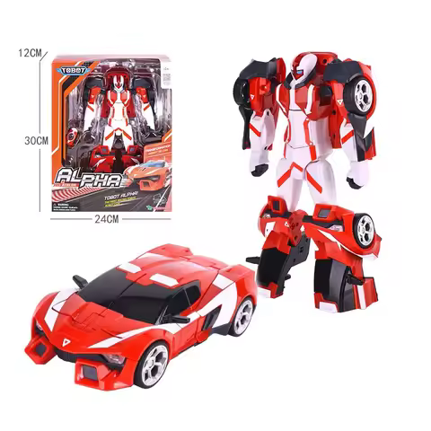 Newest Big ABS Tobot Transformation Robot Toys Korea Cartoon Brothers Anime Tobot Deformation Car Bu
