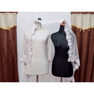 Ijab Kabul Wedding Ceremony Veil Embroidered Kebaya