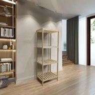 KAYU Wooden Shelf 4-tier Wooden Shelf Wooden Shelf 4-tier Ricce Cooker And Dispenser Shelf