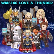 WM6146 Thor Love and Thunder Star Lord Valkyrie Jane Foster Minifigure WM2417-A WM447 WM2412 WM2413 