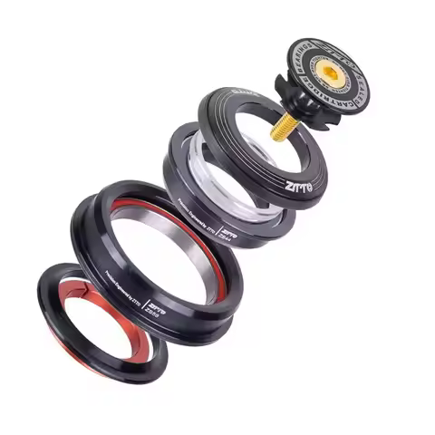 ZTTO Bicycle Headset 42mm 44mm 56mm ZS44 IS42 IS52 ZS56 1-1/8" 28.6mm Straight Cone Tube Fork Bike F
